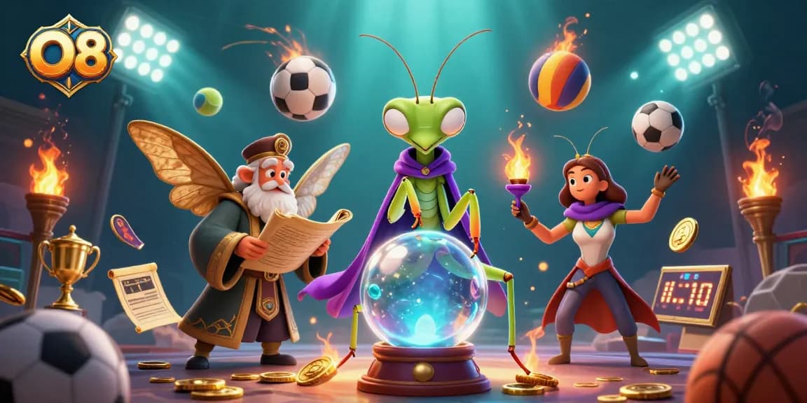 Engage with O8's thrilling jackpot games featuring dynamic sports elements and captivating characters.