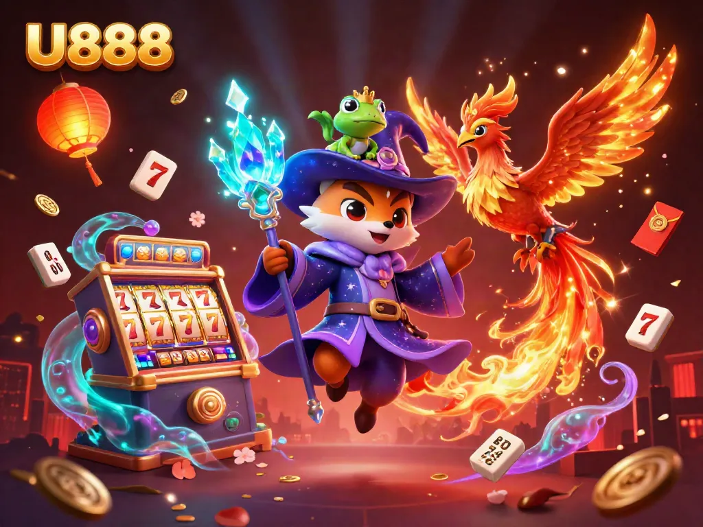 Engage with U888's vibrant online casino atmosphere of magic and excitement through dynamic games.