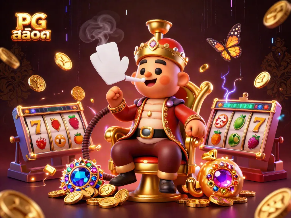 Experience PG สล็อต with thrilling slot games and rich casino elements in a vibrant scene.