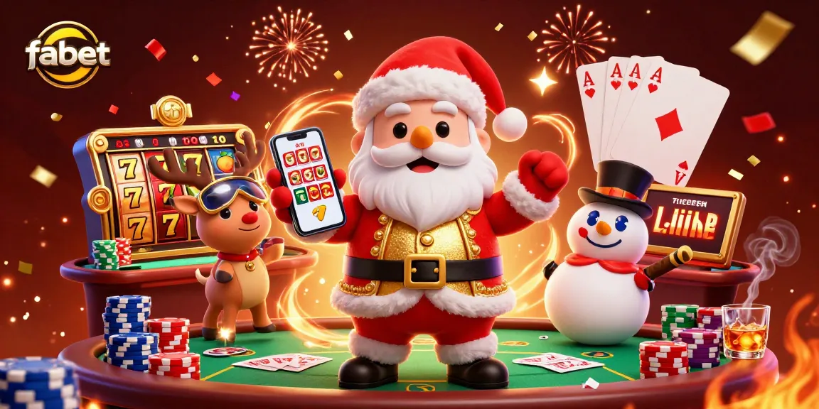 Experience the excitement of fabet with Santa-themed slot games and festive casino fun.