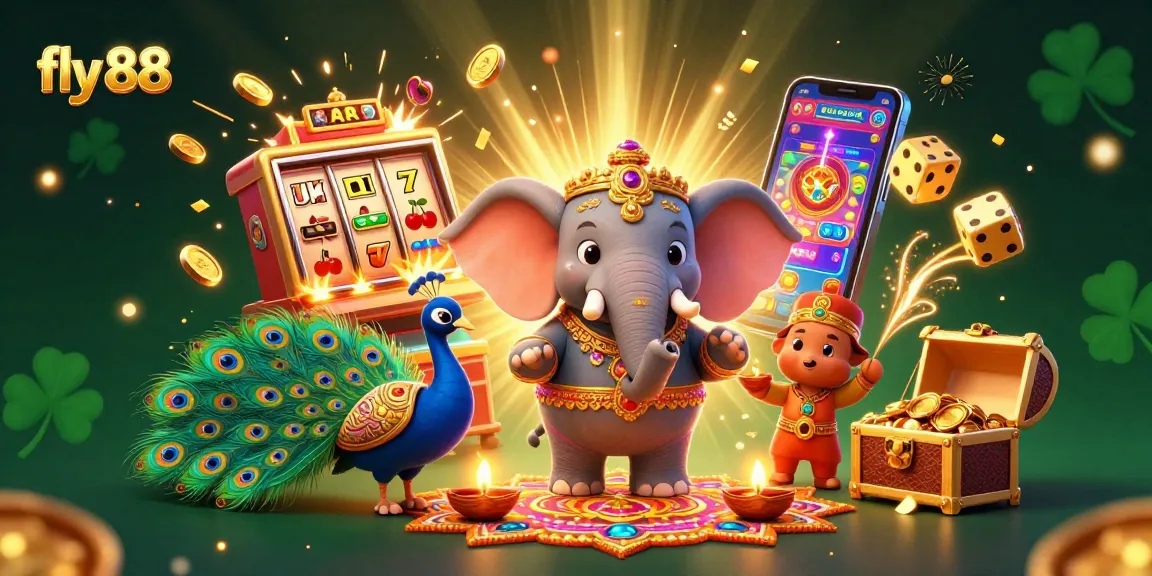 Experience thrilling gaming action with fly 88 in a vibrant casino scene filled with rewards and excitement.