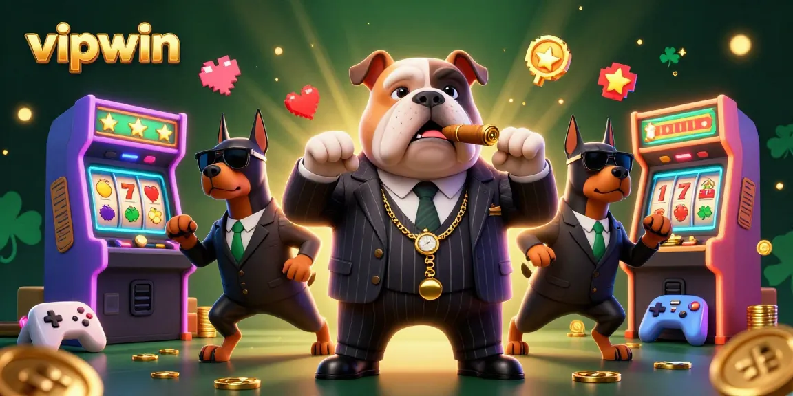 Join the excitement at vipwin with a thrilling 3D casino illustration featuring cartoon characters and vibrant gaming elements.